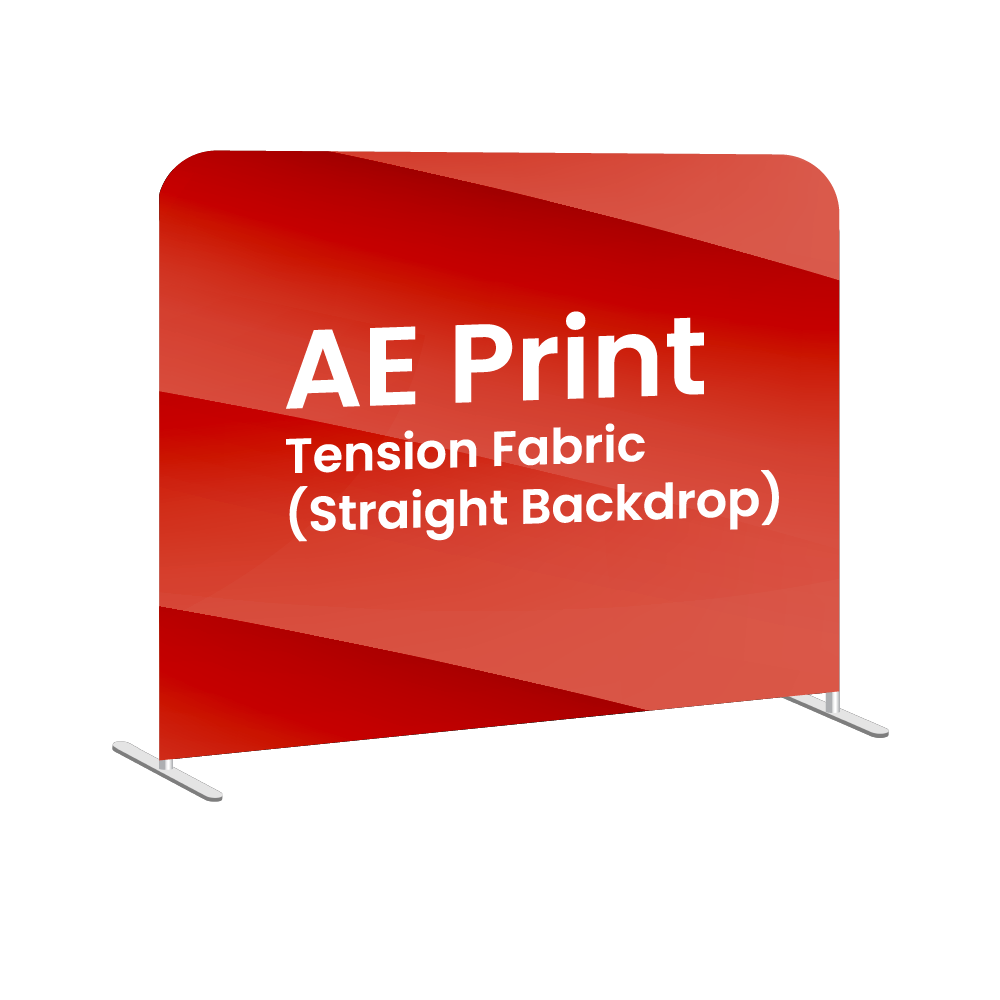 Tension Fabric Backdrop (Straight Backdrop)