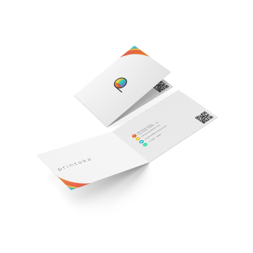 Folded Business Card