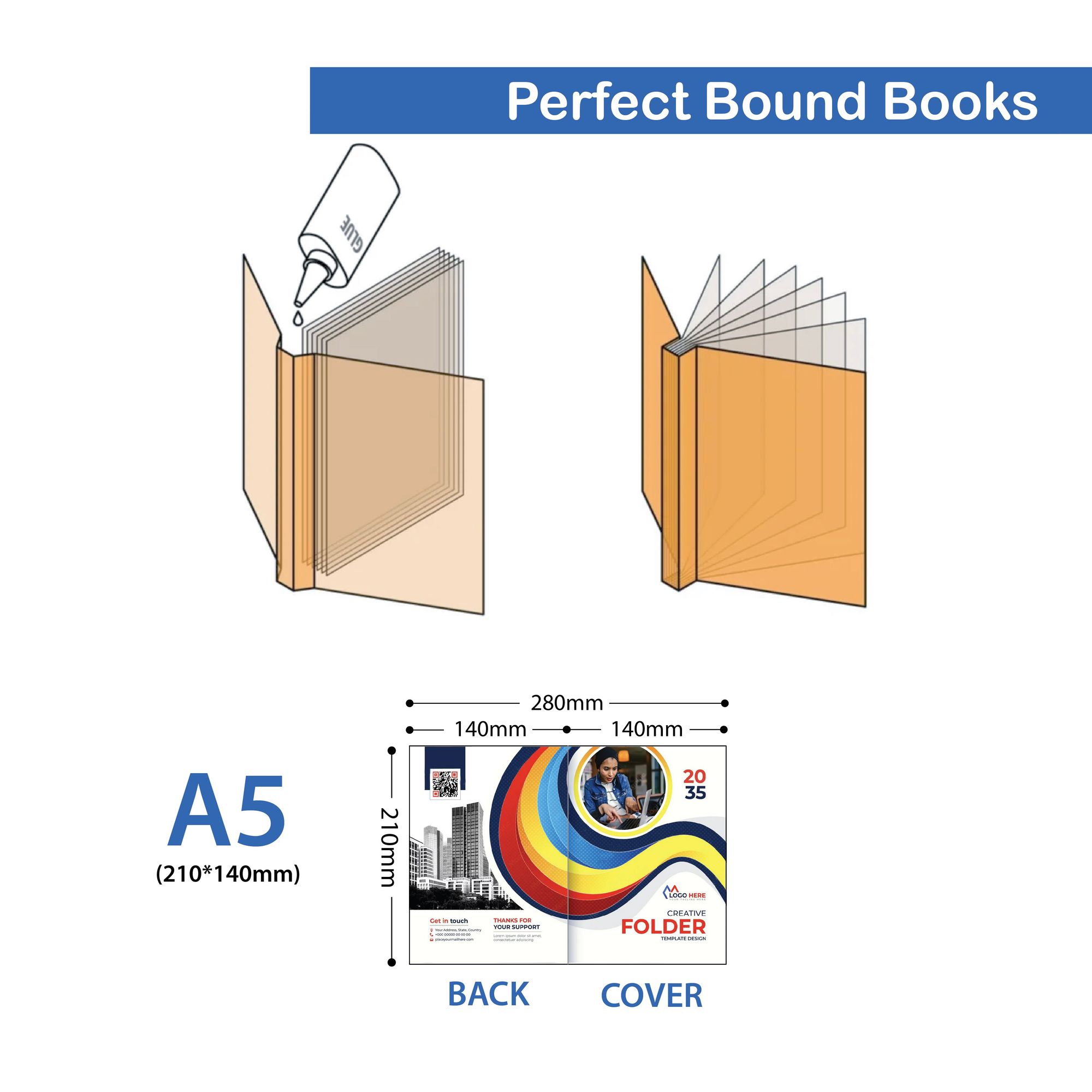 A5 Size Booklet (Closed Size) 2