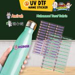Student UV DTF Name Sticker 1