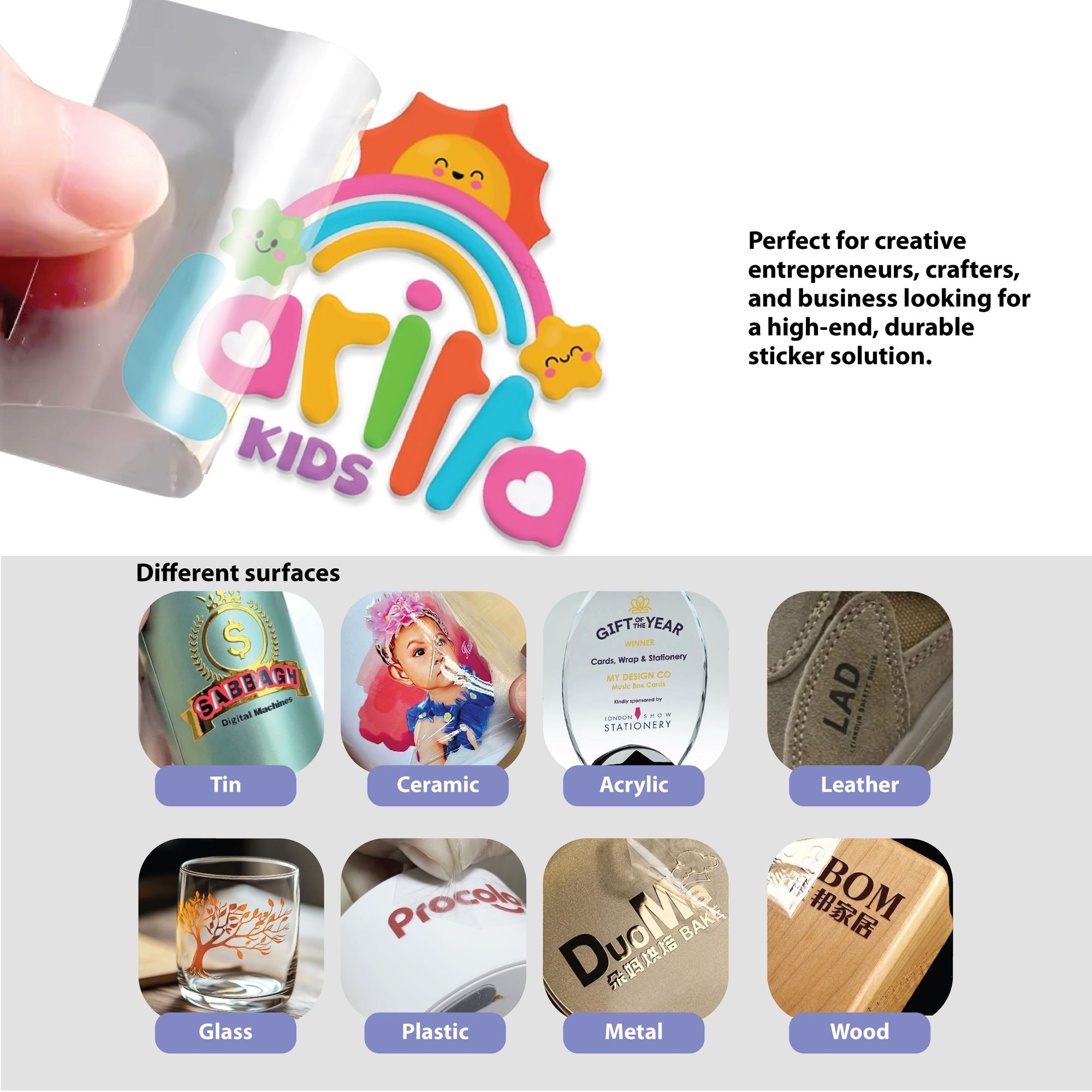 UV Direct to Film Sticker