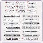 Student Name Sticker 5