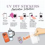 Student UV DTF Name Sticker 6