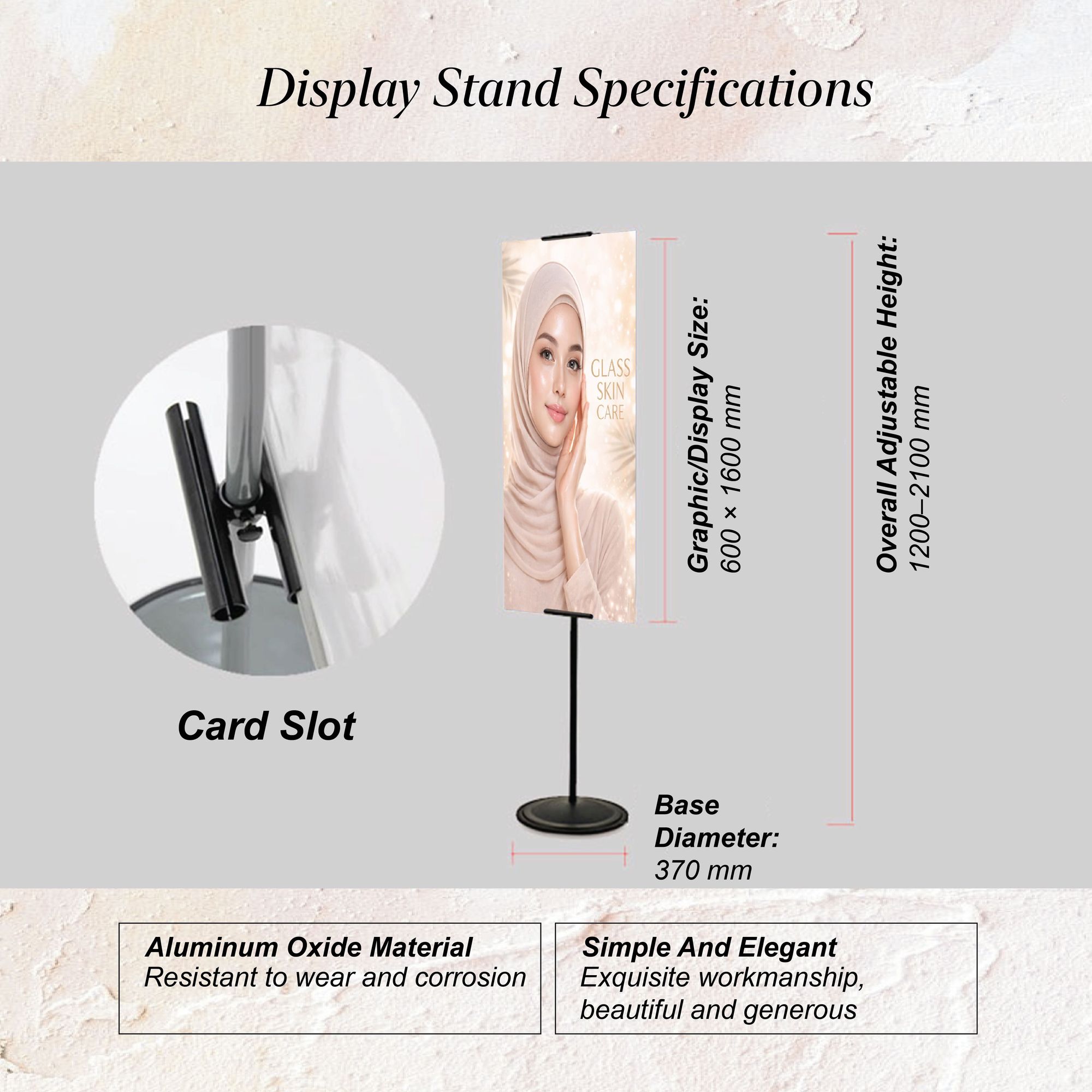 T Bar Stand (Stand Only) 2