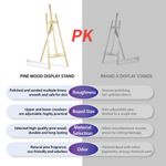 Wood Easel Stand (Stand Only) 5