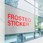 Frosted Sticker