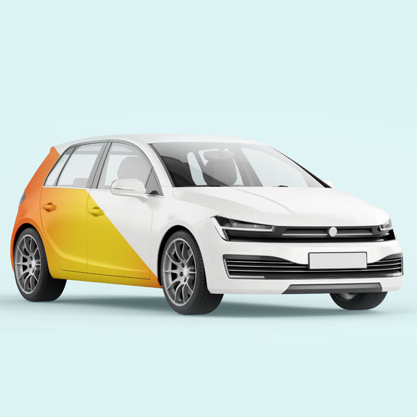 Vehicle Partial Wrap