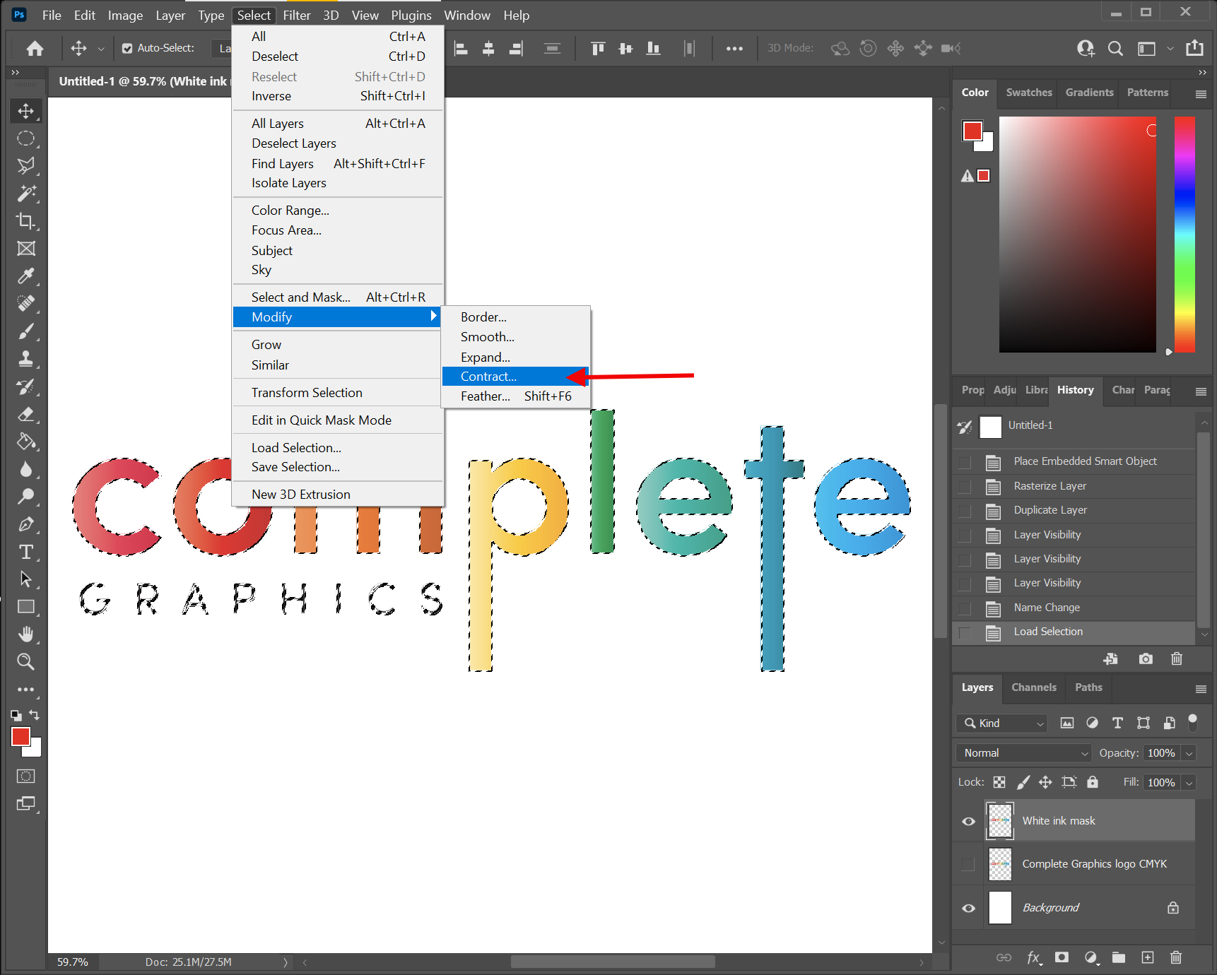 Printing With White Ink with Complete Graphics