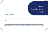 Health is Wealth Appointment Card  [BC0220]