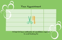 Shine your Beauty  Appointment Card [BC0237]