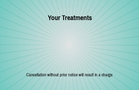 Mind Relaxation Appointment Card  [BC049]