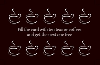The Tea Cup  Loyalty Card [BC0255]