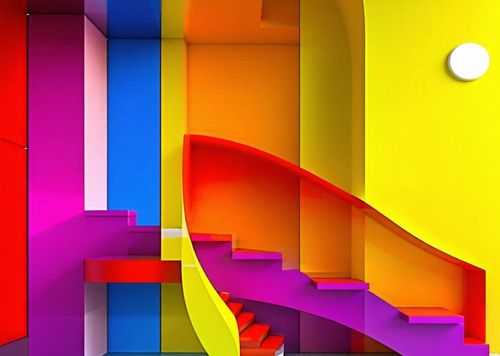 2026 13 Month Calendar A4 Abstract