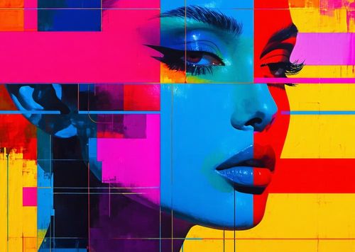 2026 13 Month Calendar A4 Abstract