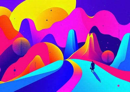 2026 13 Month Calendar A4 Abstract