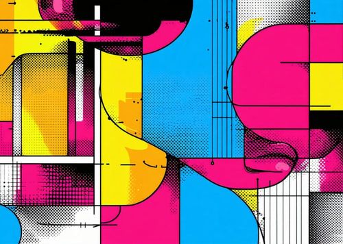 2026 13 Month Calendar A4 Abstract