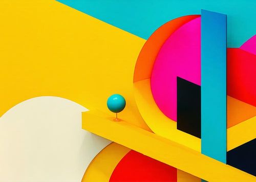 2026 13 Month Calendar A4 Abstract