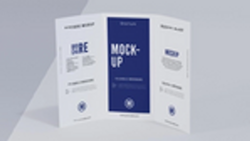 A4 Flyer roll folded to DL