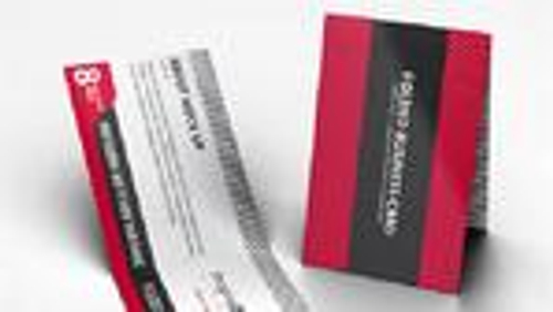 Thin Folding Business Card