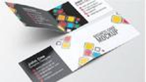 Thin Folding Business Card