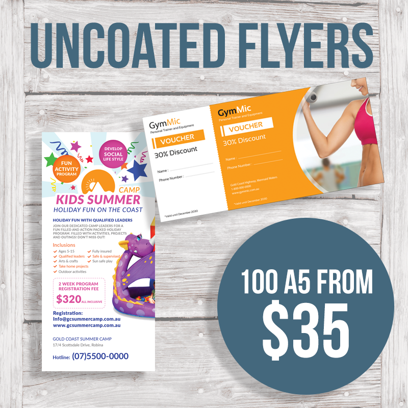 UNCOATED FLYERS