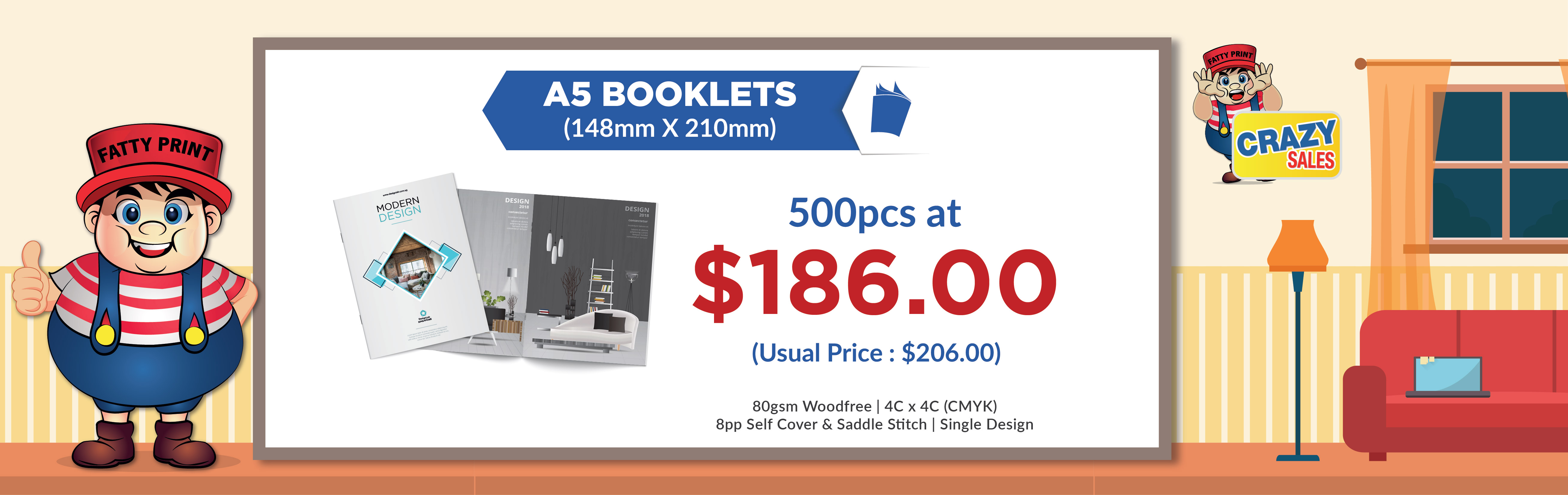 A5 BOOKLETS CRAZY SALES