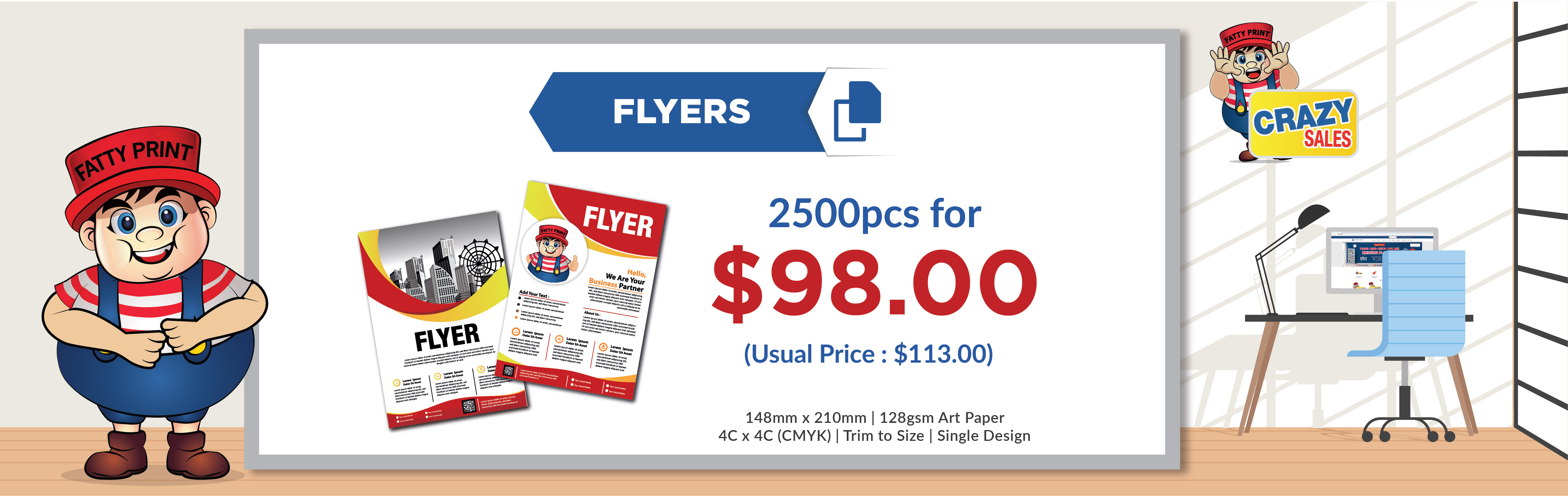 A5 FLYER CRAZY SALES