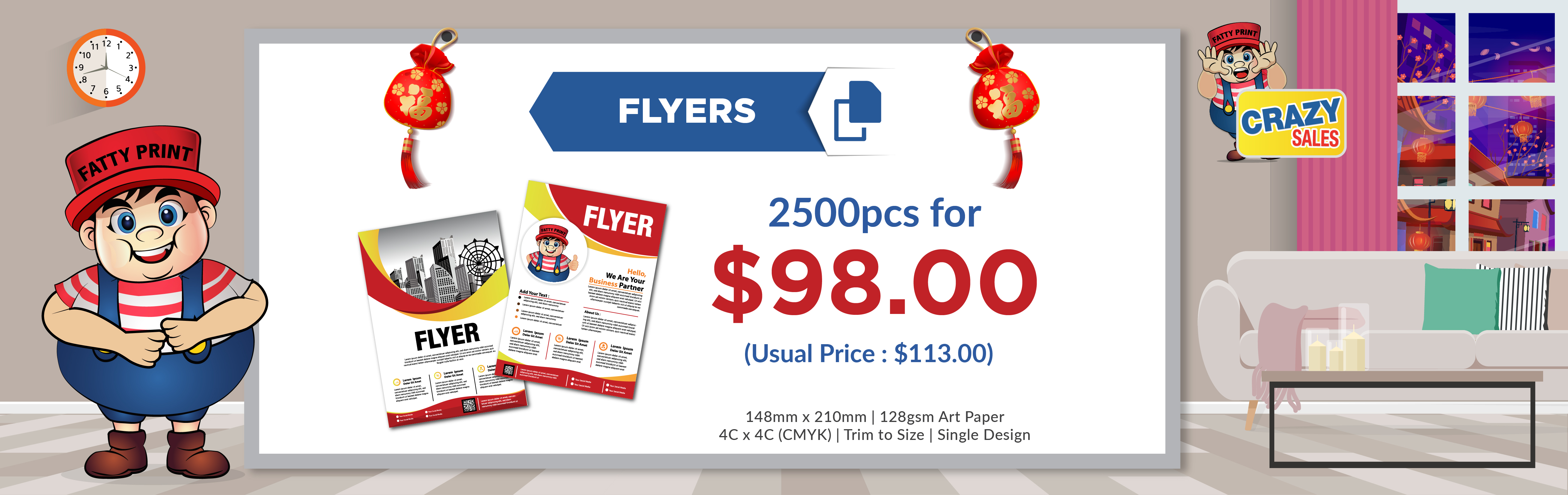 PROMO CNY 2026 - A5 FLYER CRAZY SALES