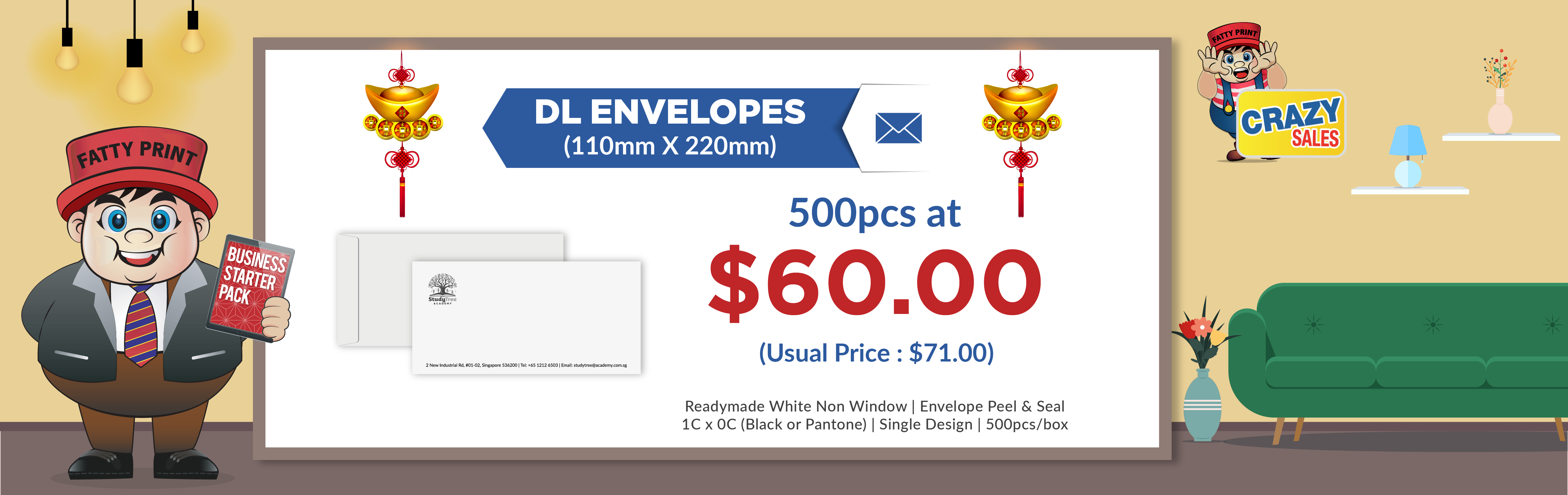 PROMO CNY 2026 - Envelope Crazy Sales