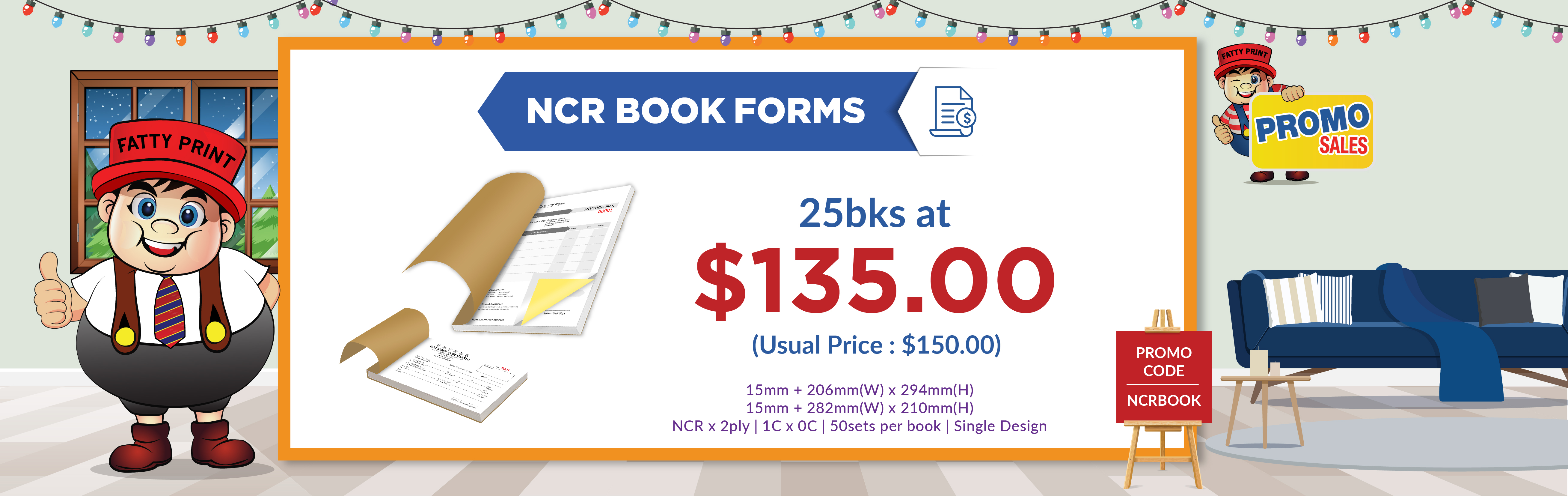 NCR Bookforms Promo Sales New Year 26