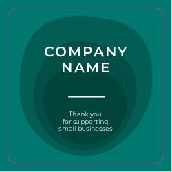 Sticker 8 Round Edge Sq. Rectangle