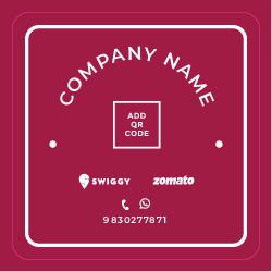 Sticker 12 Round Edge Sq. Rectangle