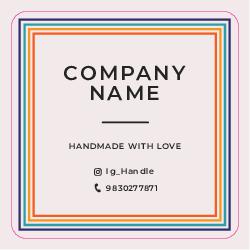 Sticker 7 Round Edge Sq. Rectangle