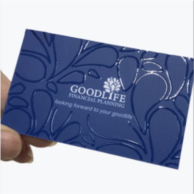 Raised Spot-UV Business Card