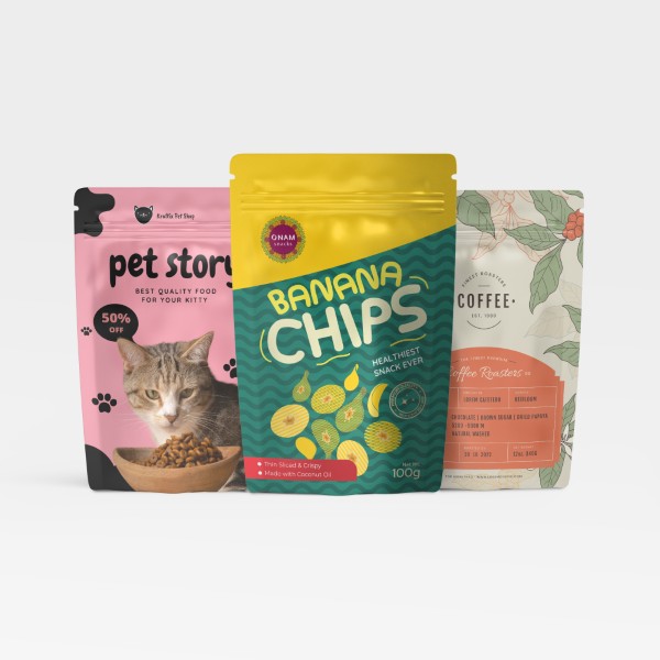 Custom Printed Stand Up Pouches Food Packaging Pouches