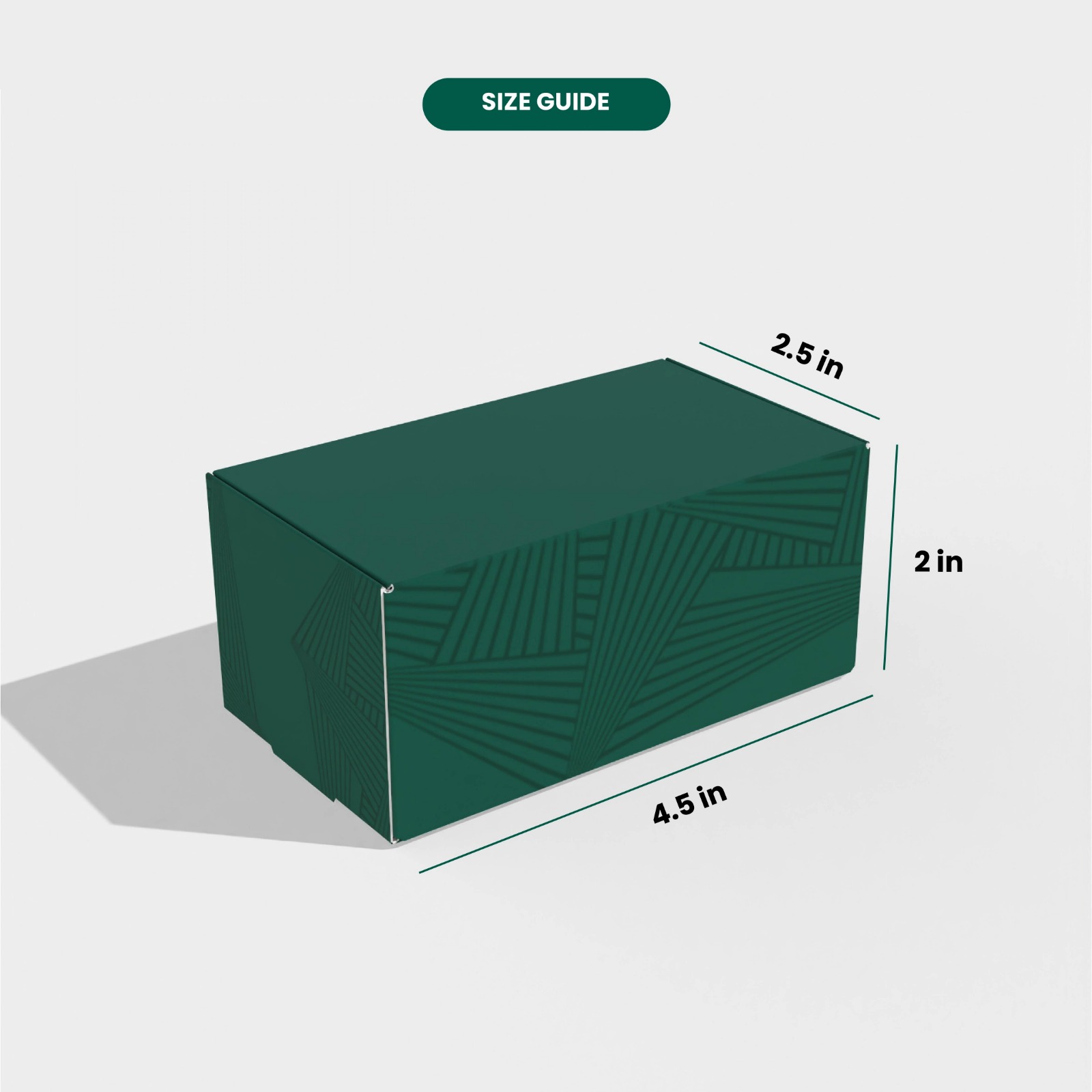 4.5 x 2.5 x 2 inches