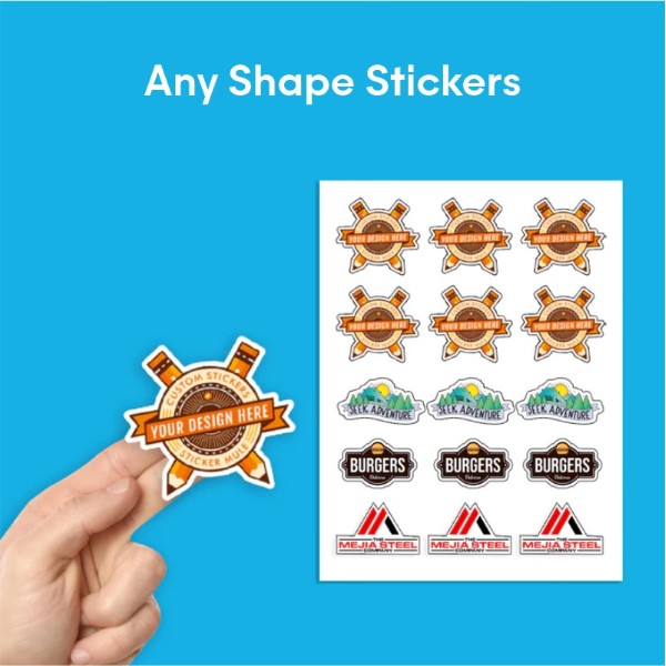 Custom Shape Stickers 2