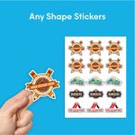 Custom Shape Stickers 2