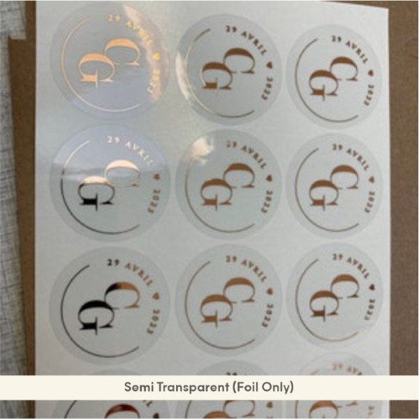 Foil Stickers (F&B) 6