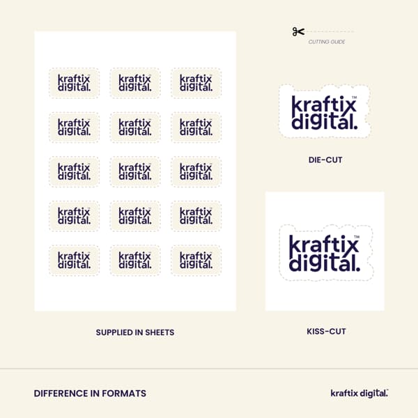 Transparent Size Stickers 4