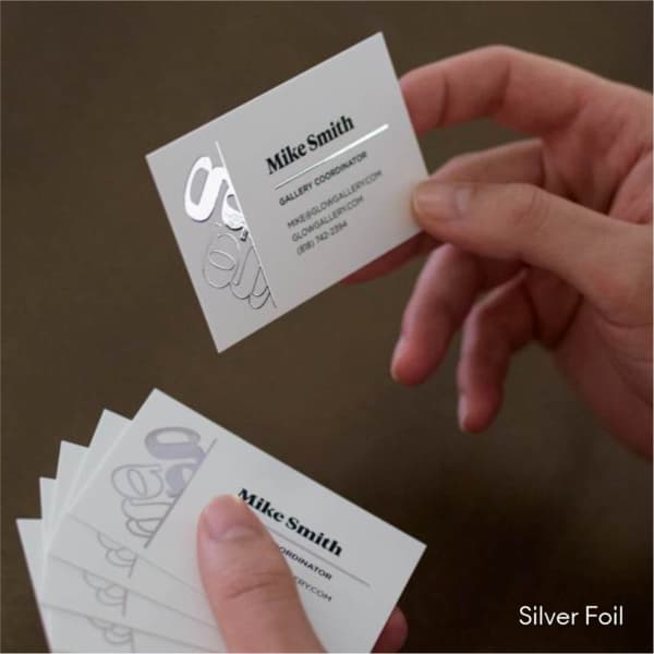 Raised Foil Business Cards 2