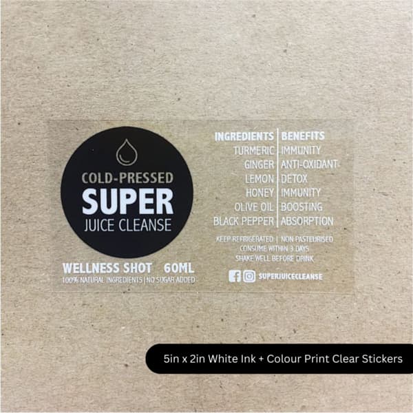 White-Ink Clear Stickers 4