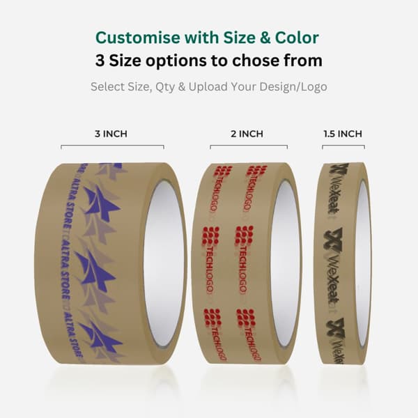 Brown Printed Tape 2