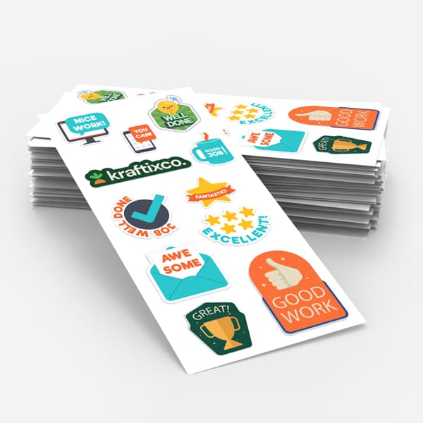 Multiple Stickers in Sheet Sample 1