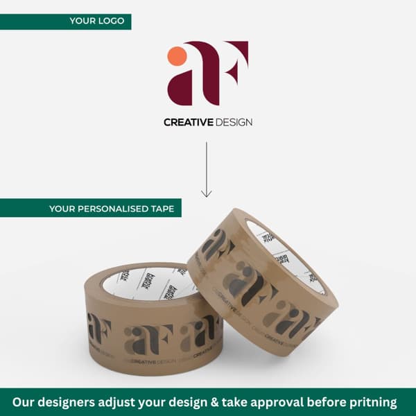 Brown Printed Tape 3