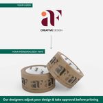 Brown Printed Tape 3