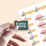 Custom Shape Stickers 1