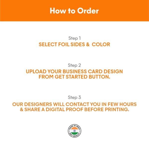 Raised Foil Business Cards 6