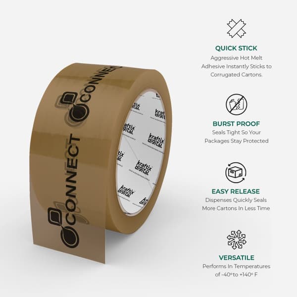 Brown Printed Tape 5