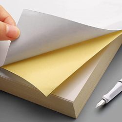 White A4 Sticker Sheets (Blank) 2